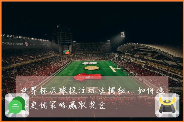世界杯买球投注玩法揭秘，如何选择更优策略赢取奖金